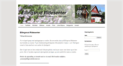 Desktop Screenshot of ellingsrudridesenter.no